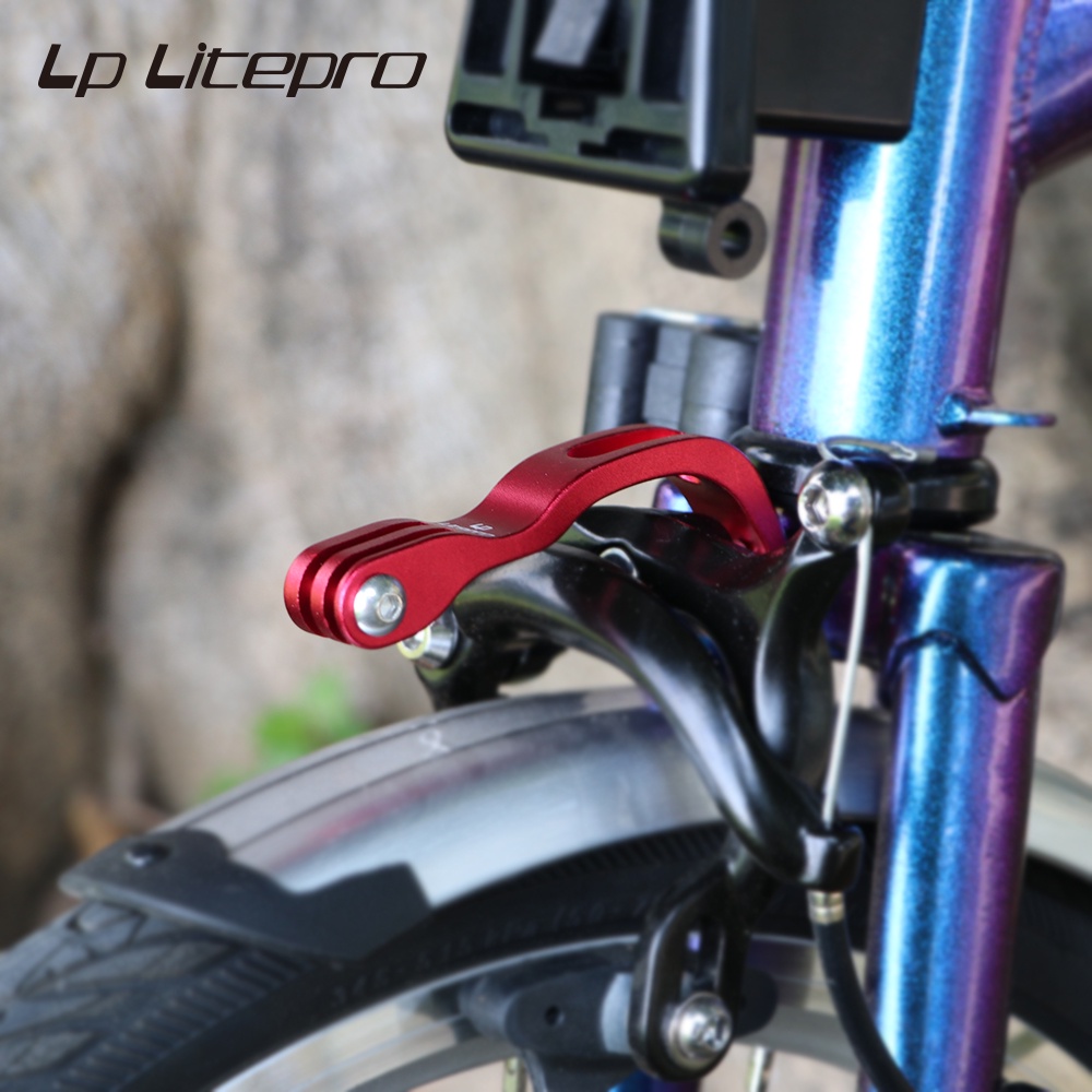 lp-litepro-ขาตั้งไฟหน้าจักรยาน-อะลูมิเนียมอัลลอย-คุณภาพสูง-สําหรับจักรยานพับได้-brompton