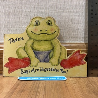 หนังสือนิทานภาษาอังกฤษ Board Book Tadbit - Bugs Are Vegetables Too!
