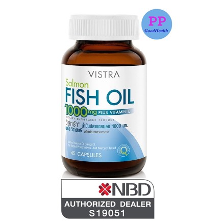 ภาพหน้าปกสินค้าVISTRA SALMON FISH OIL 45' S