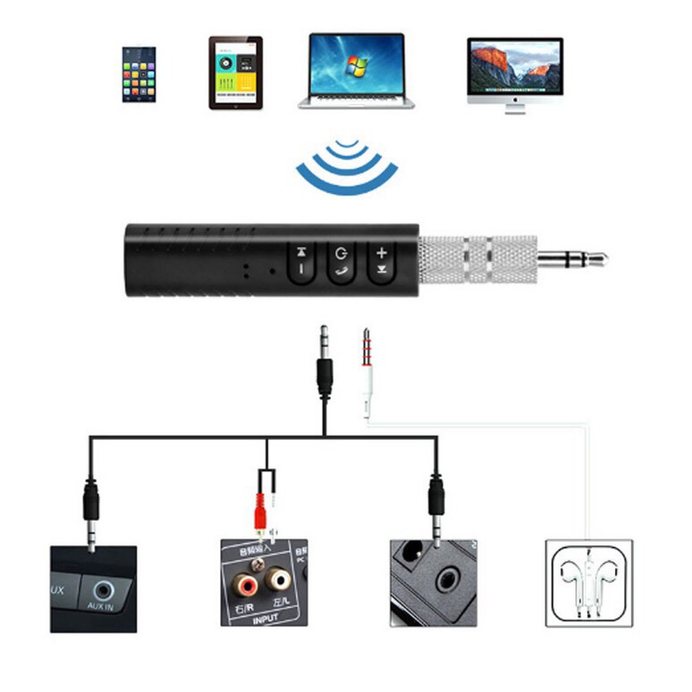 bluetooth-receiver-อุปกรณ์เชื่อมต่อสัญญาณเสียงแบบไร้สาย-พร้อมแบตเตอรี่ในตัว