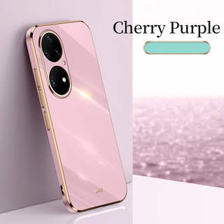 เคสโทรศัพท์มือถือแบบนิ่ม TPU กันกระแทก ขอบตรง หรูหรา สําหรับ OPPO Reno 7 SE 6Z 6 Pro Plus 5F 4G 5G