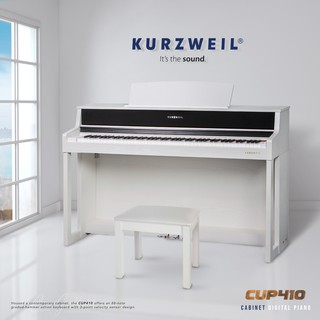 Kurzweil CUP410 เปียโนไฟฟ้า 88 Keys Upright Cabinet พร้อมอุปกรณ์ครบชุด