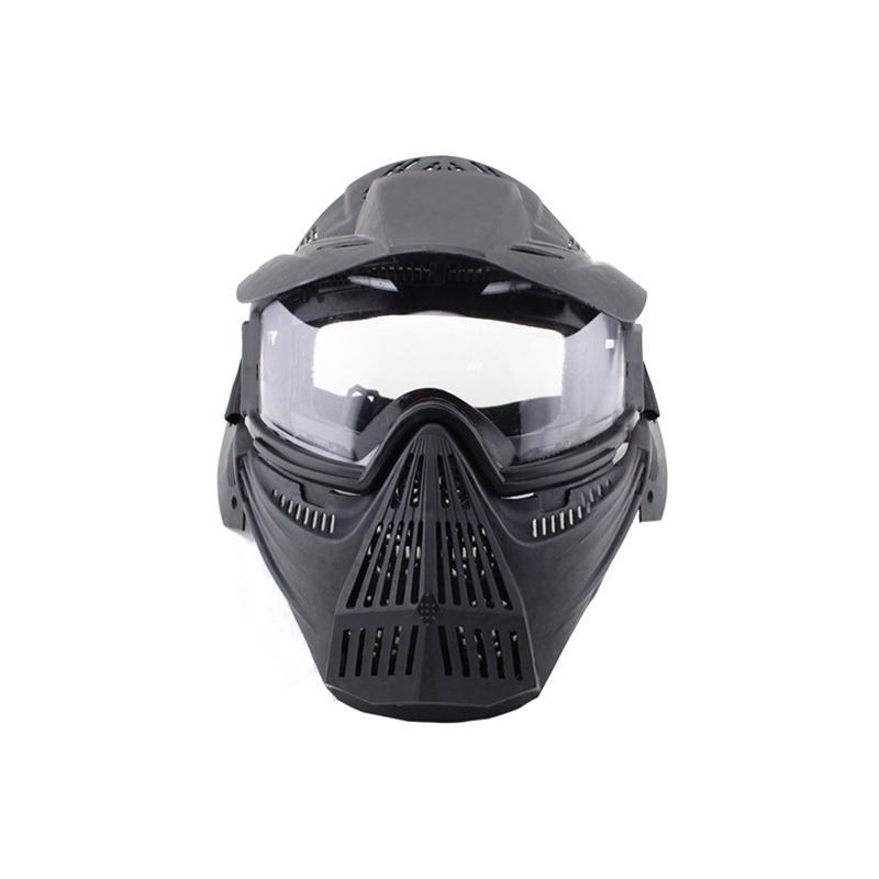 ภาพขนาดย่อของภาพหน้าปกสินค้าMens Outdoor Sports CS Transformers Face Protection Sunproof PC Lens Tactical Mask จากร้าน dananaoteduo.th บน Shopee ภาพที่ 6