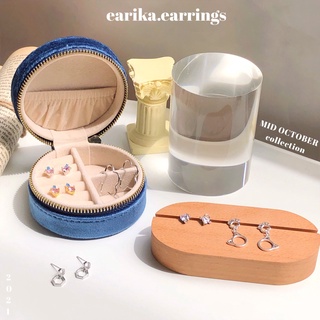 earika.earrings - ต่างหูเงินแท้ S92.5 (เจาะ) เหมาะสำหรับคนแพ้ง่าย - คอลเลคชั่นกลางเดือนตุลาคม 2021 (2)