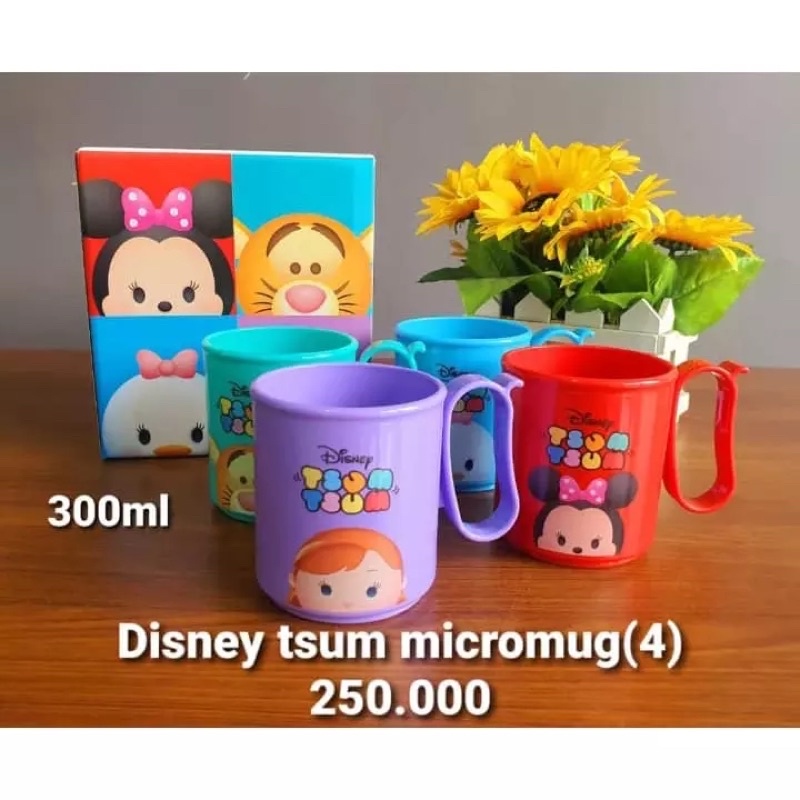 ส่งฟรี-tupperware-disney-แก้วมักไมโคร-ทนความร้อน