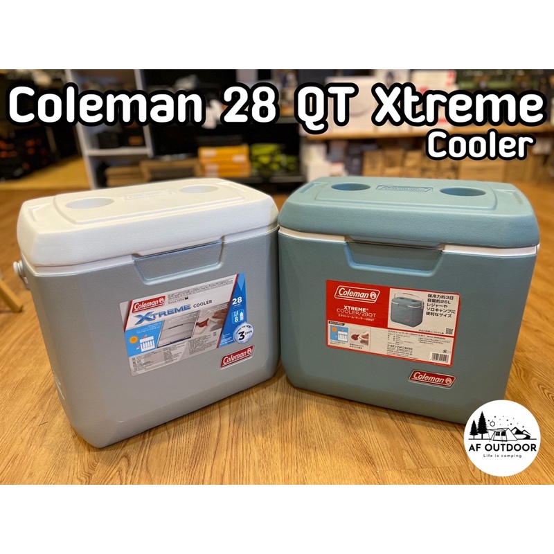 พร้อมส่ง-coleman-xtreme-cooler-28qt-โคลแมน-คลูเลอร์กระติกน้ำเก็บความเย็น-ขนาดพกพา-25ลิตร-กระติกน้ำ-เก็บได้-3-วัน