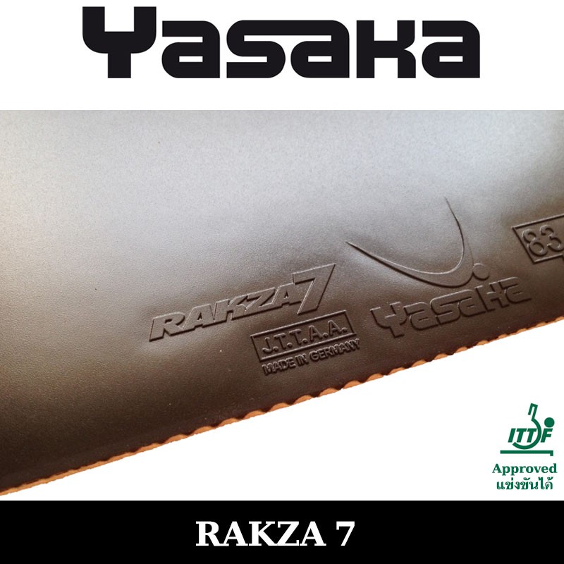 ภาพหน้าปกสินค้ายางปิงปองยี่ห้อ YASAKA รุ่น RAKZA 7 จากร้าน pingponginter_vipha บน Shopee