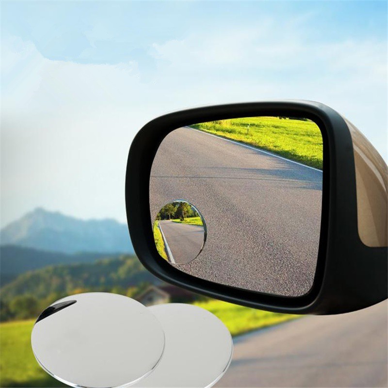 กระจกมองหลังมุมกว้างนิรภัย-หมุนได้-360-องศา-สำหรับรถยนต์