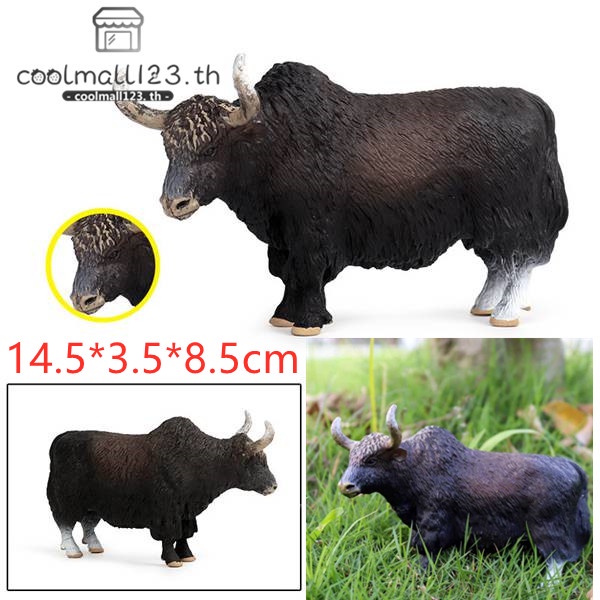 yak-โมเดลตุ๊กตาสัตว์วัวกระทิงวัวของเล่นสําหรับเด็ก