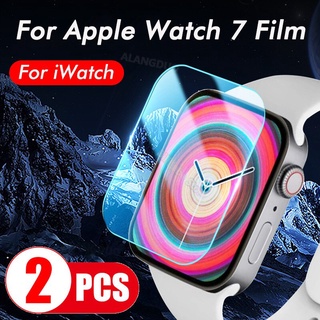 ภาพหน้าปกสินค้าฟิล์มไฮโดรเจลกันรอยหน้าจอ แบบนิ่ม สําหรับ Apple Watch 7 41 45 38 42 40 44 มม. iwatch 7 6 5 4 3 2 1 ที่เกี่ยวข้อง