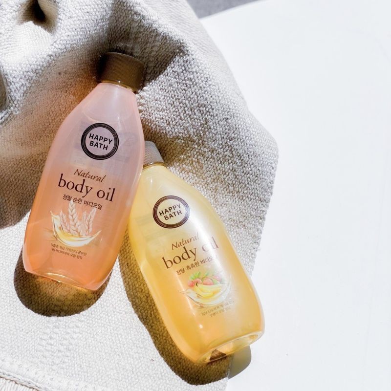 Happy Bath Body Oil 250 ml. Shopee Thailand