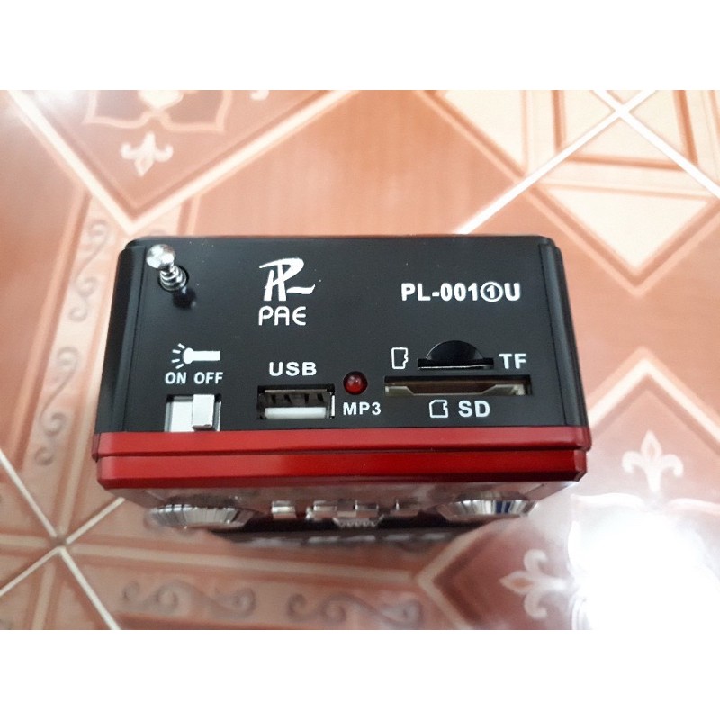 ภาพสินค้าPL001-1U เครื่องวิทยุ มีแบตในตัวและใส่ถ่านชาร์จได้ ขนาดพกพา รองรับ AM FM SW MP3 usb และ sd card มีไฟฉายในตัว จากร้าน hataikarn.tools บน Shopee ภาพที่ 5