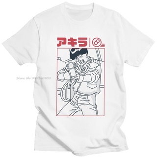 เสื้อยืด ผ้าฝ้าย 100% พิมพ์ลายอนิเมะ Akira Neo Tokyo Saro Kaneda ใส่สบาย