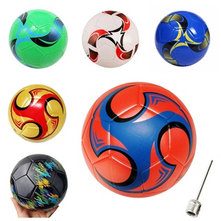 ภาพขนาดย่อของภาพหน้าปกสินค้าd_coutdoor ลูกฟุตบอล ลูกบอล ลูกบอลหนังเย็บ ลูกบอลมาตรฐาน ลูกฟุตบอลเบอร์ 5 (ทางร้านคละลายลูกบอลให้) จากร้าน d_coutdoor บน Shopee