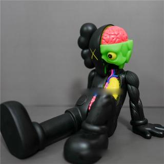 Street Fashion Cool Style about 23cm Sitting Position KAWS Designer Anatomy Doll Companion Action Figure