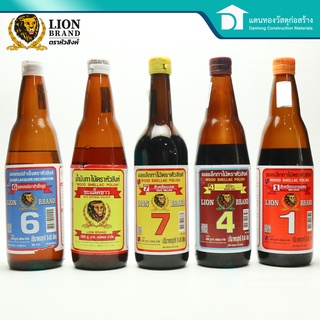 Lion Brand ตราหัวสิงห์ น้ำมันทาไม้ แชลแล็กทาไม้ แลคเกอร์เงาสำเร็จรูป แลคเกอร์เงา ขนาด 0.48 ลิตร