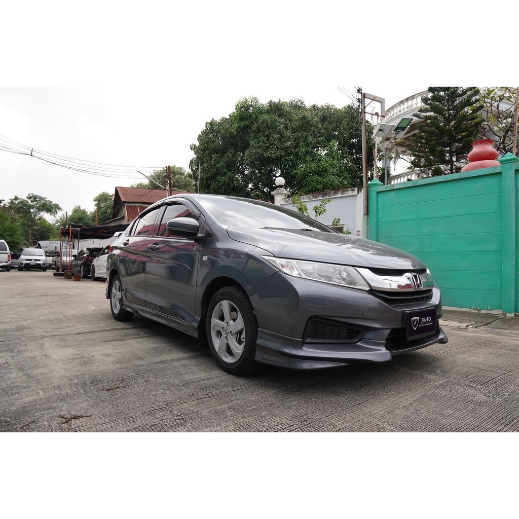 ชุดแต่ง-honda-city-2014-modulo-ฮอนด้าซิตี้-สเกิร์ตรอบคัน-สปอยเลอร์-สั่งทำสีตามรหัสสี