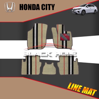 Honda City 4Door/4ประตู ปี 2020 - ปีปัจจุบัน Blackhole Trap Line Mat Edge (Set ชุดภายในห้องโดยสาร)