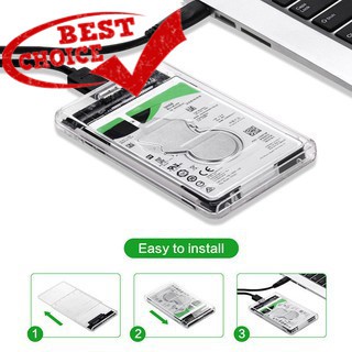 ฮาร์ดดิสก์ไดรฟ์ Sata 3 . 0 To Usb 3 . 0 Satahdd And Ssd 2 . 5 นิ้วแบบใสพร้อม