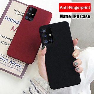 TPU เคสโทรศัพท์มือถือ (แบบด้าน) Samsung Galaxy A02S A03S A12 A22 A32 A42 A52 A72 A52S