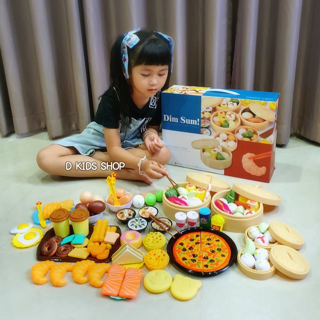 ชุดติ่มซำ-อาหารเช้า-อาหารฝรั่ง-อาหารญี่ปุ่น-ชุดหญ่ายๆ-ของเล่นเพียบบบ-ของเล่นเด็ก-ของเล่น