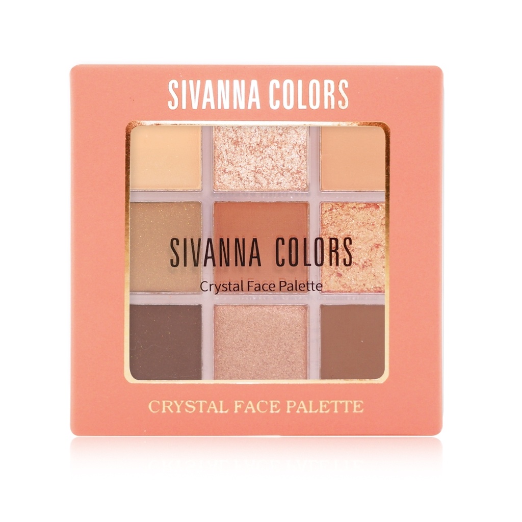 ภาพสินค้าHF651 Sivanna Crystal Face Palette Eyeshadow พาเลทท์ อายแชโดว์ ️ จากร้าน lottashop บน Shopee ภาพที่ 3