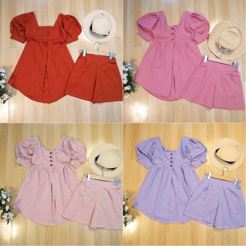 อัปเดตสีเข้าเพิ่ม-set2ชิ้น-เสื้อ-กางเกง