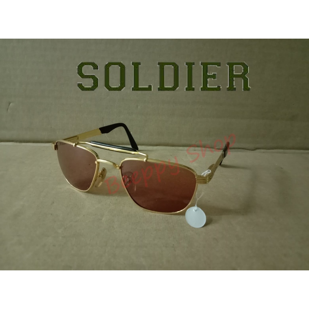 แว่นตา-soldier-รุ่น-m-4098-แว่นตากันแดด-แว่นตาวินเทจ-แฟนชั่น-แว่นตาผู้ชาย-แว่นตาวัยรุ่น-ของแท้