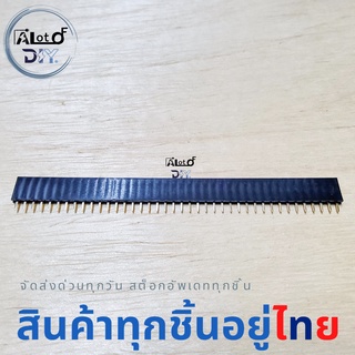 ก้างปลา ตัวเมีย  Single Row Female 1X40 Male Pin Header connector 2.54 mm