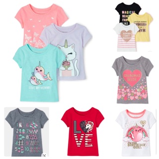 เสื้อยืดเด็ก เสื้อเด็กผู้หญิง สวยทุกลาย ผ้าดีนิ่มมาก ใส่สบาย