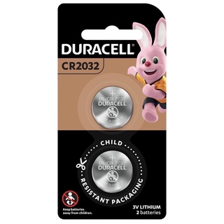 สินค้า Duracell CR2032/DL2032 Lithium 3V แพครุ่นใหม่ ได้ถ่าน2ก้อน หมดอายุ 01/2030