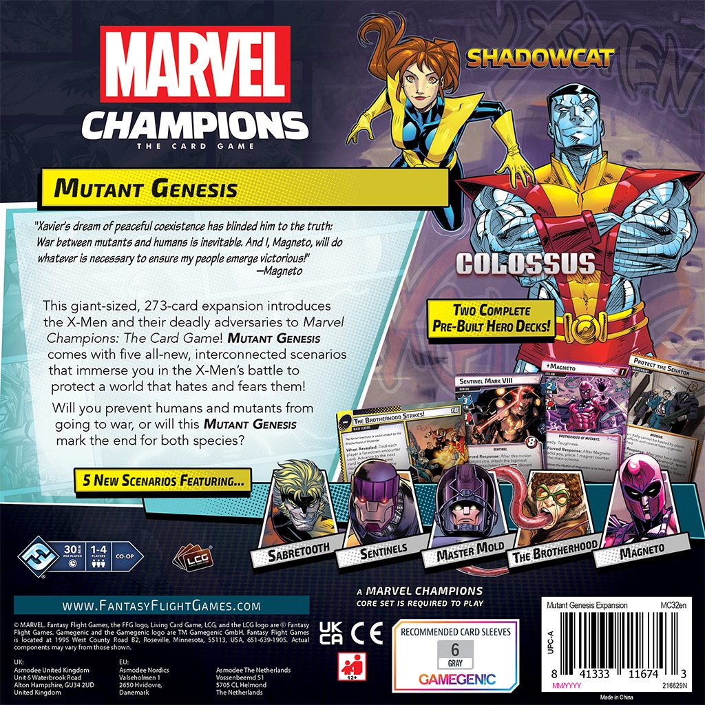 ของแท้-marvel-champions-mutant-genesis-expansion-board-game