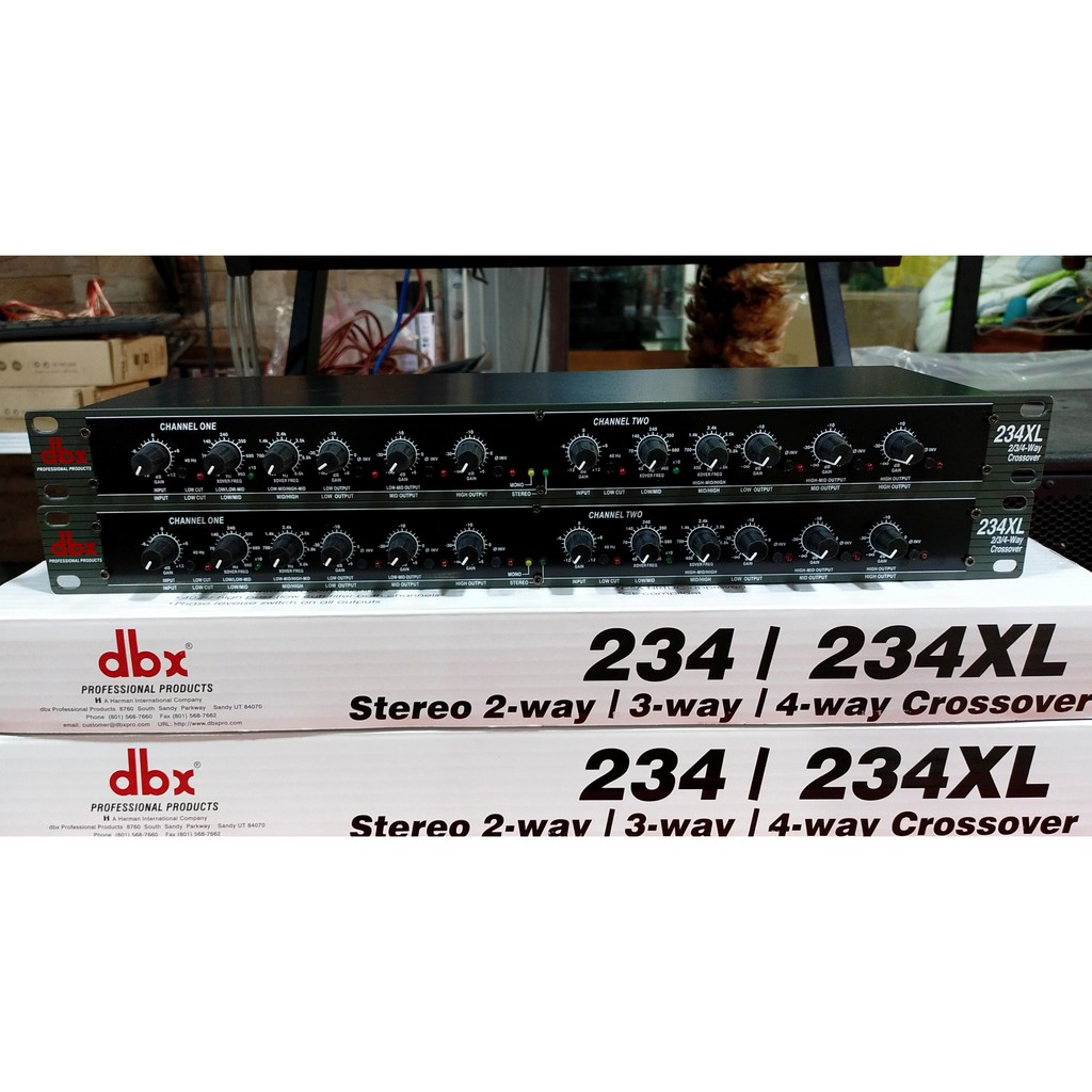 dbx 234XL Crossovers (ครอสแยกเสียง 3 ทาง แบบ อนาล็อค)รุ่นยอดฮิต ...