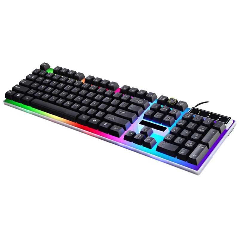 LED Illuminated Backlit USB Wired PC Rainbow Gaming Keyboard | Shopee ...