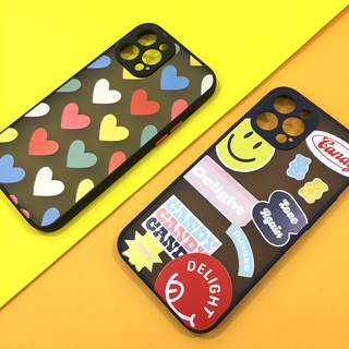 พร้อมส่ง!! เคสTPU I6/XR/XSMAX/11/อบสีหลังขุ่น กันเลนส์กล้อง เคสกันกล้อง ลายการ์ตูน เคสสีรุ้ง เคสแฟชั่น เคสมือถือ