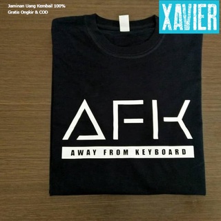 เสื้อยืดผ้าฝ้ายพิมพ์ลายคลาสสิก เสื้อยืด พิมพ์ลาย 30S Distro AFK AWAY FROM KEYBOARD สไตล์อินโดนีเซีย