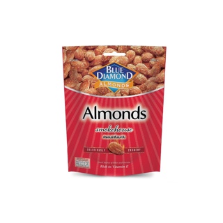 โปรโมชั่น : บลูไดมอนด์ อัลมอนด์กลิ่นรมควัน 400 ก. Blue Diamond Smokehouse Almonds 400 g.