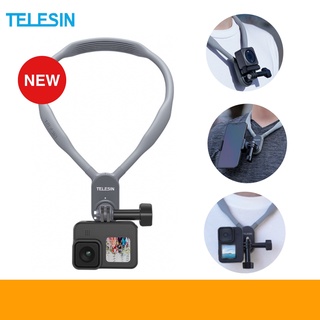 TELESIN Magnetic Neck Camera Holder Mount สายคล้องคอ แม่เหล็ก สำหรับ Action Cam GoPro 12 11 10 9 8 7 6 Camera Smartphone