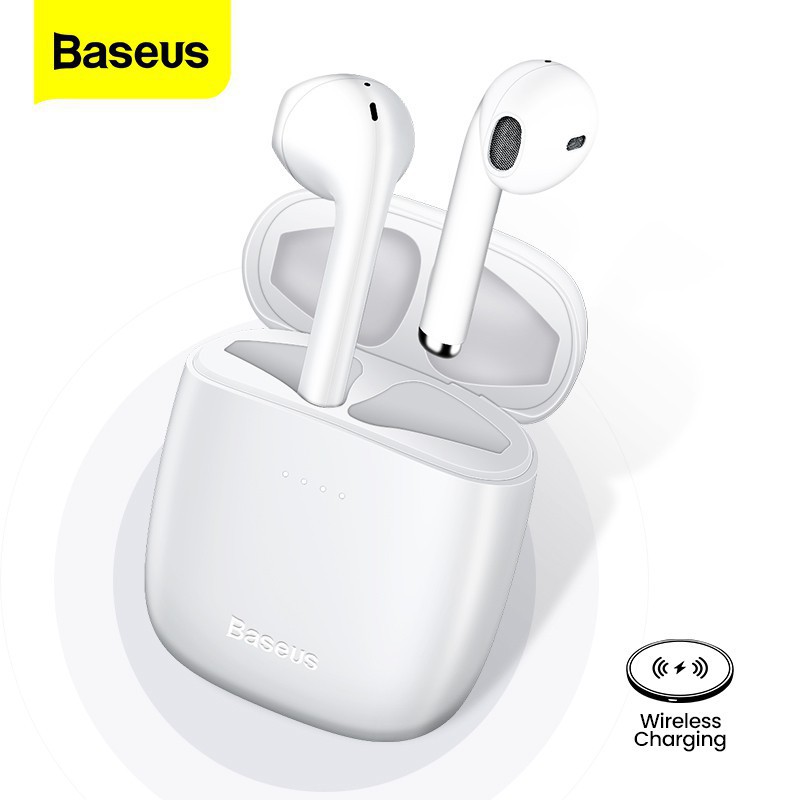ภาพหน้าปกสินค้าBaseus W04 Pro tws หูฟังบลูทูธ 5.0 In-Ear การชาร์จแบบไร้สาย หูฟังไร้สาย สำหรับ iPhone 13 mini pro max Xiaomi Oppo Samsung มือถือส่วนใหญ่