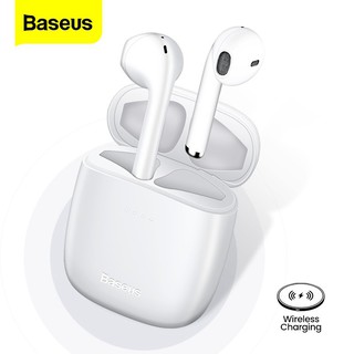 ภาพขนาดย่อของสินค้าBaseus W04 Pro tws หูฟังบลูทูธ 5.0 In-Ear การชาร์จแบบไร้สาย หูฟังไร้สาย สำหรับ iPhone 13 mini pro max Xiaomi Oppo Samsung มือถือส่วนใหญ่