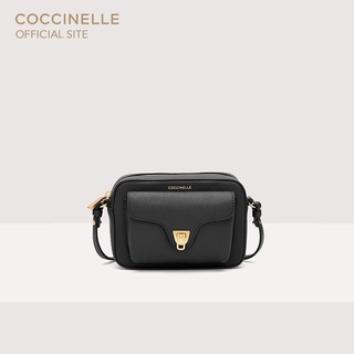 COCCINELLE กระเป๋าสะพายผู้หญิง รุ่น BEAT SOFT MINI CROSSBODY BAG 550401 สี NOIR