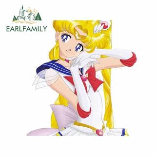 SAILOR MOON Earlfamily สติ๊กเกอร์ติดหน้าต่างรถยนต์ 13x12 . 5 ซม . สําหรับ Gtr Evo Sx