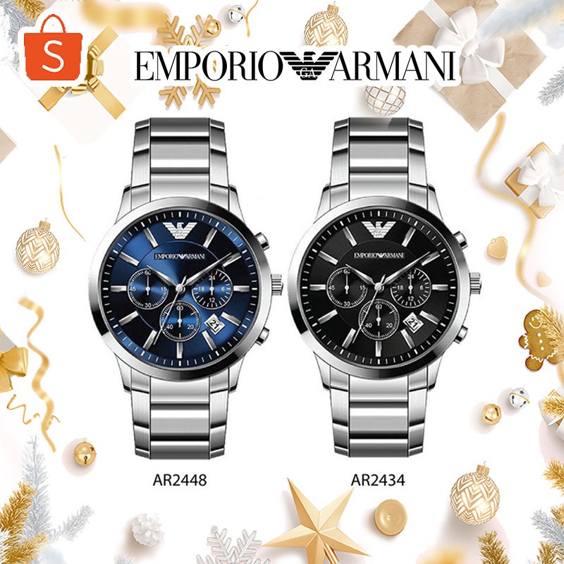ภาพหน้าปกสินค้าOUTLET WATCH นาฬิกา Emporio Armani OWA301 นาฬิกาผู้ชาย นาฬิกาข้อมือผู้หญิง แบรนด์เนม Brand Armani Watch AR2448 จากร้าน outlet_watch_premium บน Shopee