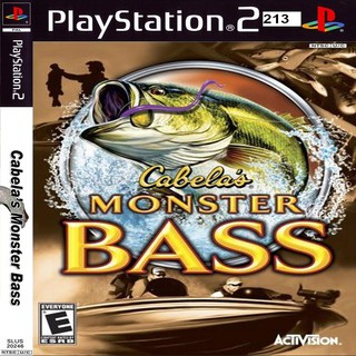 แผ่นเกมส์ PS2  (ตกปลา)  Cabelas monster bass (USA)