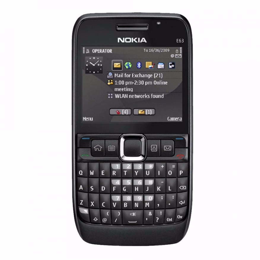 โทรศัพท์มือถือโนเกียปุ่มกด-nokia-e63-สีดำ-3g-4g-รุ่นใหม่2020