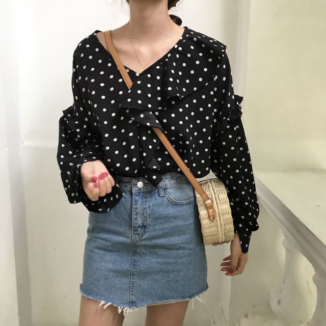 เสื้อมือสองสไตล์เกาหลี-ใส่แค่ครั้งเดียว