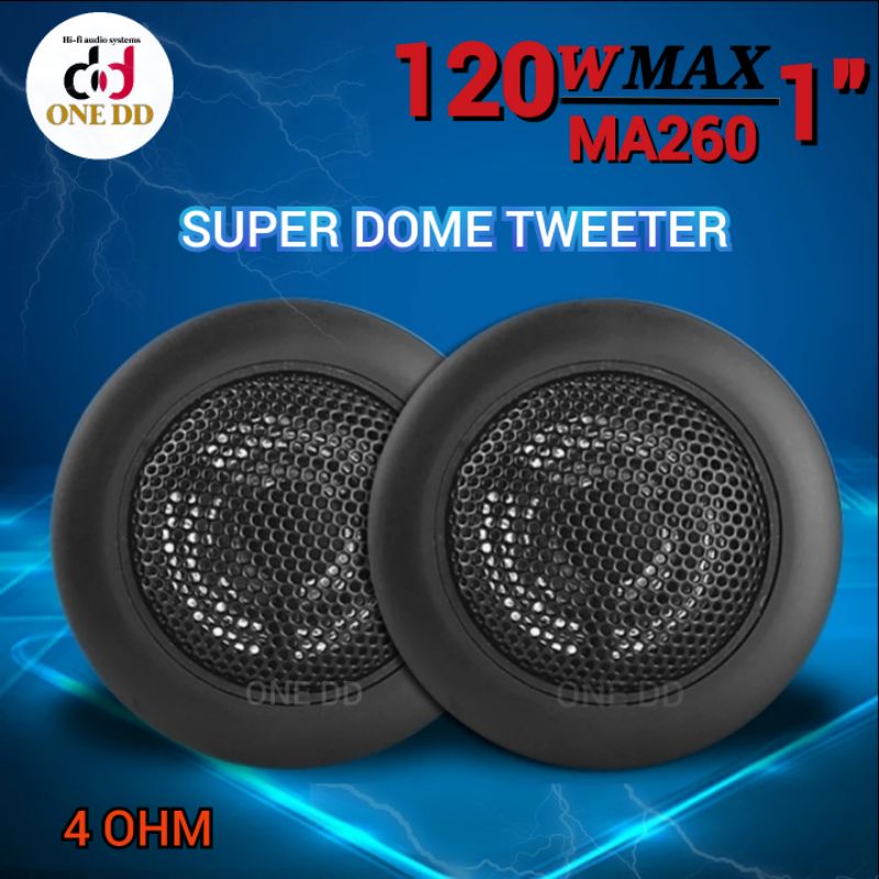 เสียงแหลมทวิสเตอร์โดม-ma260-120w-1คู่-super-dome-tweeter-ทวิตเตอร์