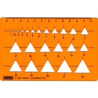 MASTEX ไม้บรรทัด เทมเพลท สามเหลี่ยม สี่เหลี่ยม หกเหลี่ยม มาสเท็กซ์