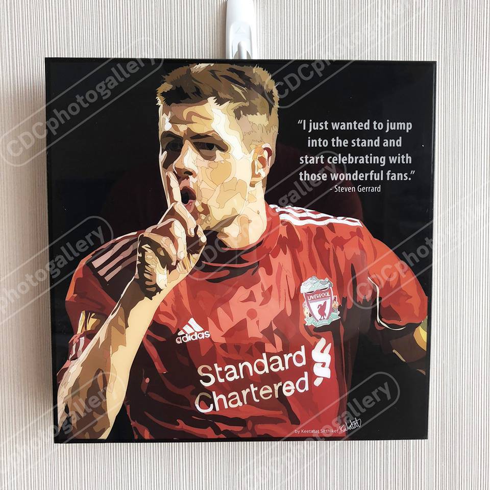 รูปภาพติดผนัง สตีเวน เจอร์ราร์ด ลิเวอร์พูล - Steven Gerrard Liverpool ...