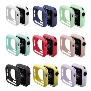 ภาพหน้าปกสินค้าCandy TPU case สำหรับ apple watch series 6 SE 5/4/3 ป้องกันหน้าจอกันชนสำหรับ iWatch 38/42 มม. 40/44 มม. fit ultra บางกรอบ ที่เกี่ยวข้อง